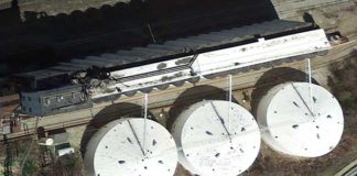 Surfactant technology enhances remediation at contaminated grain elevator site overhead view of the grain elevator site