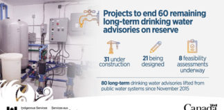 Northern Ontario First Nations reserve ends 18-year drinking water advisory First Nations Water Advisory Update Graphic