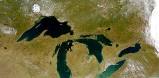 EPA secures new Great Lakes funding, details nutrient runoff projects Great Lakes viewed from space