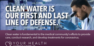 WEF messaging toolkit offers ‘thank you’ to water workers on frontline Clean-water-infographic