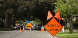 Virtual open houses underway for Selkirk’s spring water construction projects Stock-construction-sign-image
