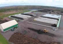 Spring marks crucial test for NB biosolids composting facility This large pad is laid out to have eight compost windrows 50 metres in length