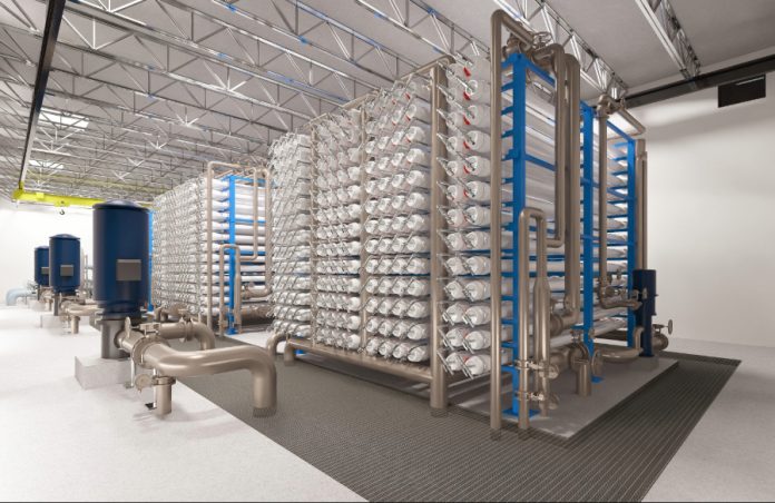 Rendering of new nanofiltration treatment systems at Water Treatment Plant 1A (1) nanofiltration water treatment systems